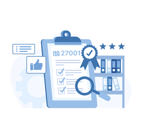 ISO 27001 compliance platform dashboard showing ISMS management and information security controls